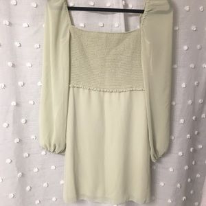 Aritzia sage green dress